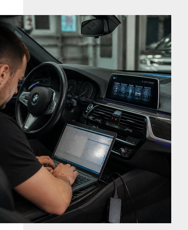 Русификация мультимедиа BMW для авто под ключ в Курске