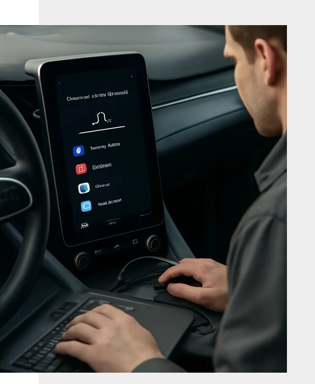 Установка приложений Lynk Co на автомобиль в Курске