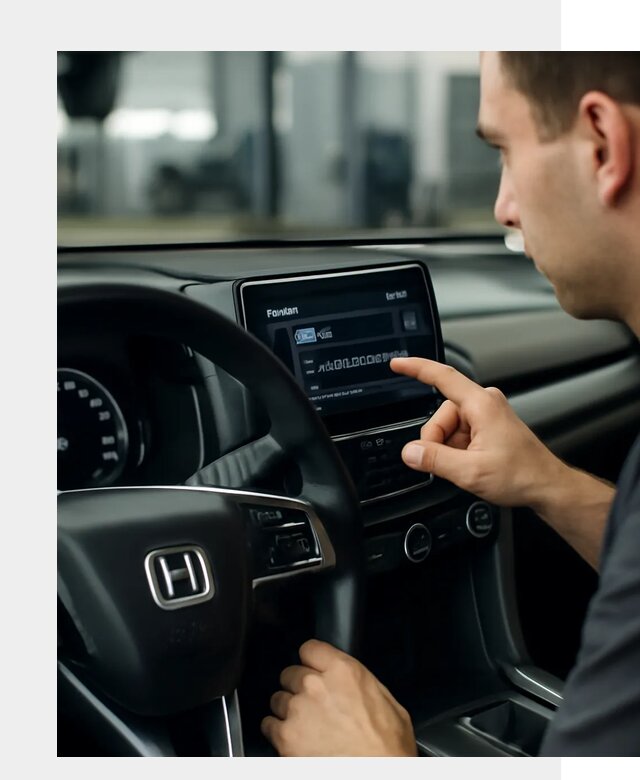 Русификация панели приборов Honda в Курске по цене 5212 ФастМобиль-Кус